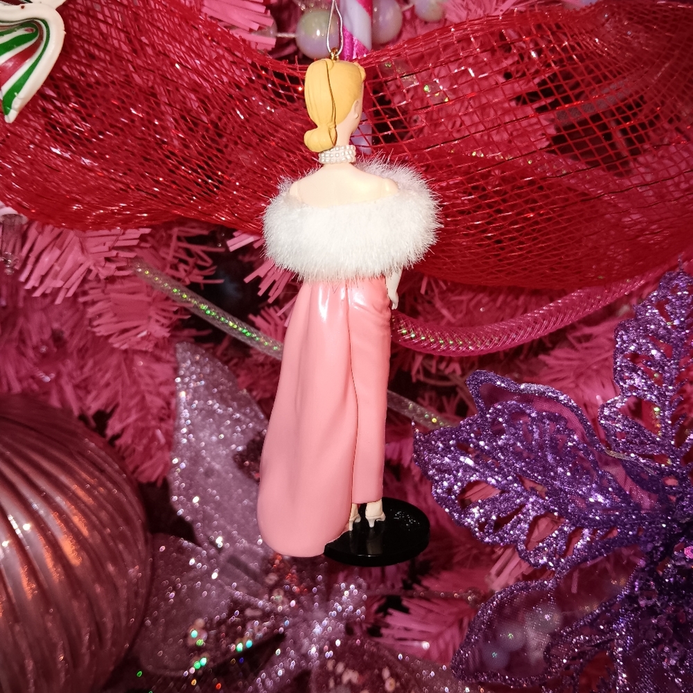 1996 VINTAGE BARBIE DOLL ENCHANTED EVENING CHRISTMAS TREE ORNAMENT - Picture 10 of 13